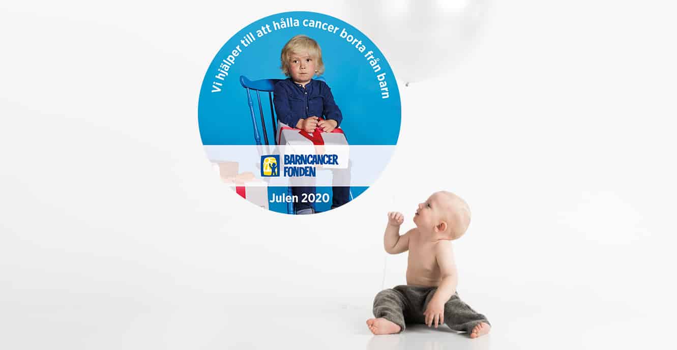 Vi stödjer Barncancerfonden