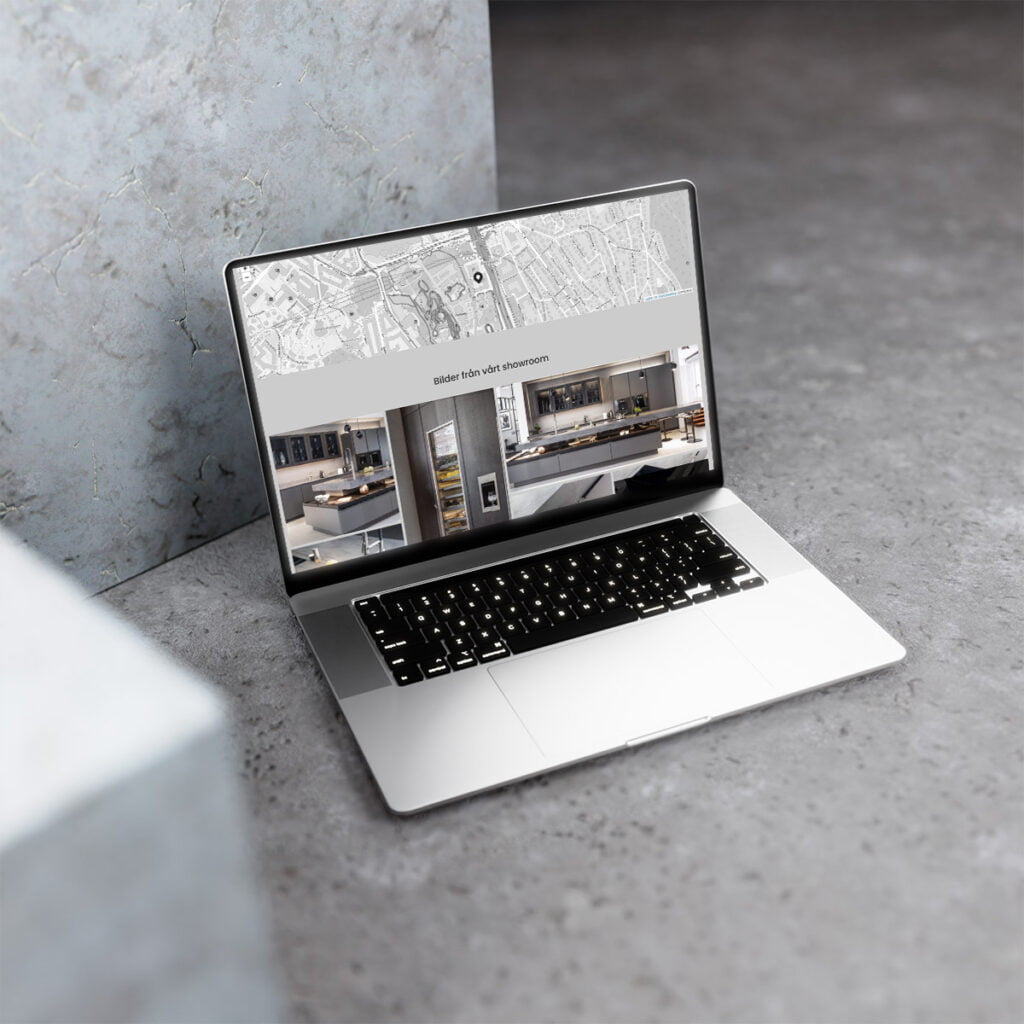 Hemsida skapad i Wordpress av Empire webbyrå för en köksbutik Hemsida skapad i Wordpress av Empire webbyrå för en köksbutik