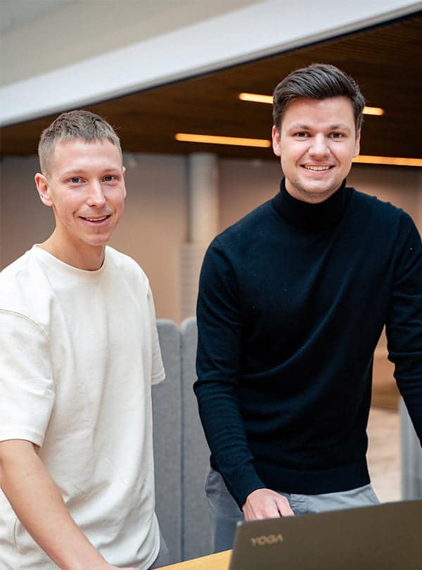 Personal på Empire webbyrå i Mora