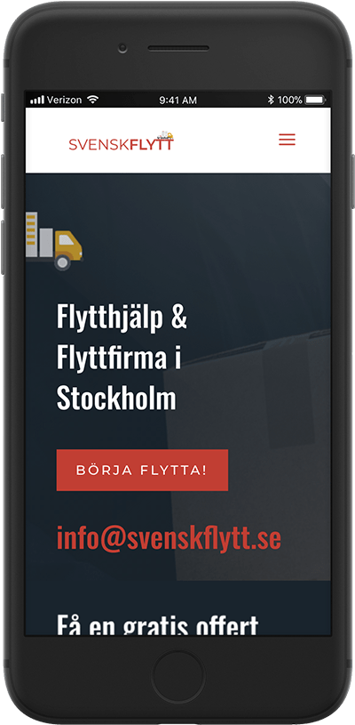 svenskflytt responsiv design av webbyrå