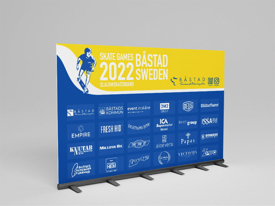 WCSBS båstad skateboardtävling branding och hemsida