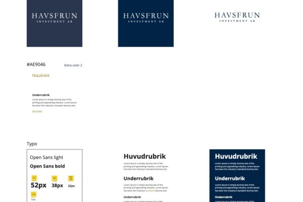 Havsfrun - Grafisk profil