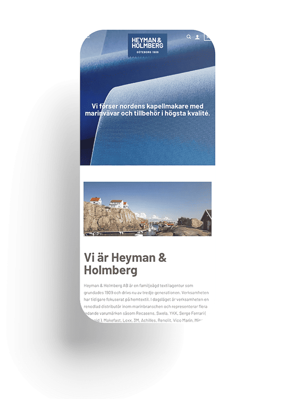 Heyman & Holmberg hemsida