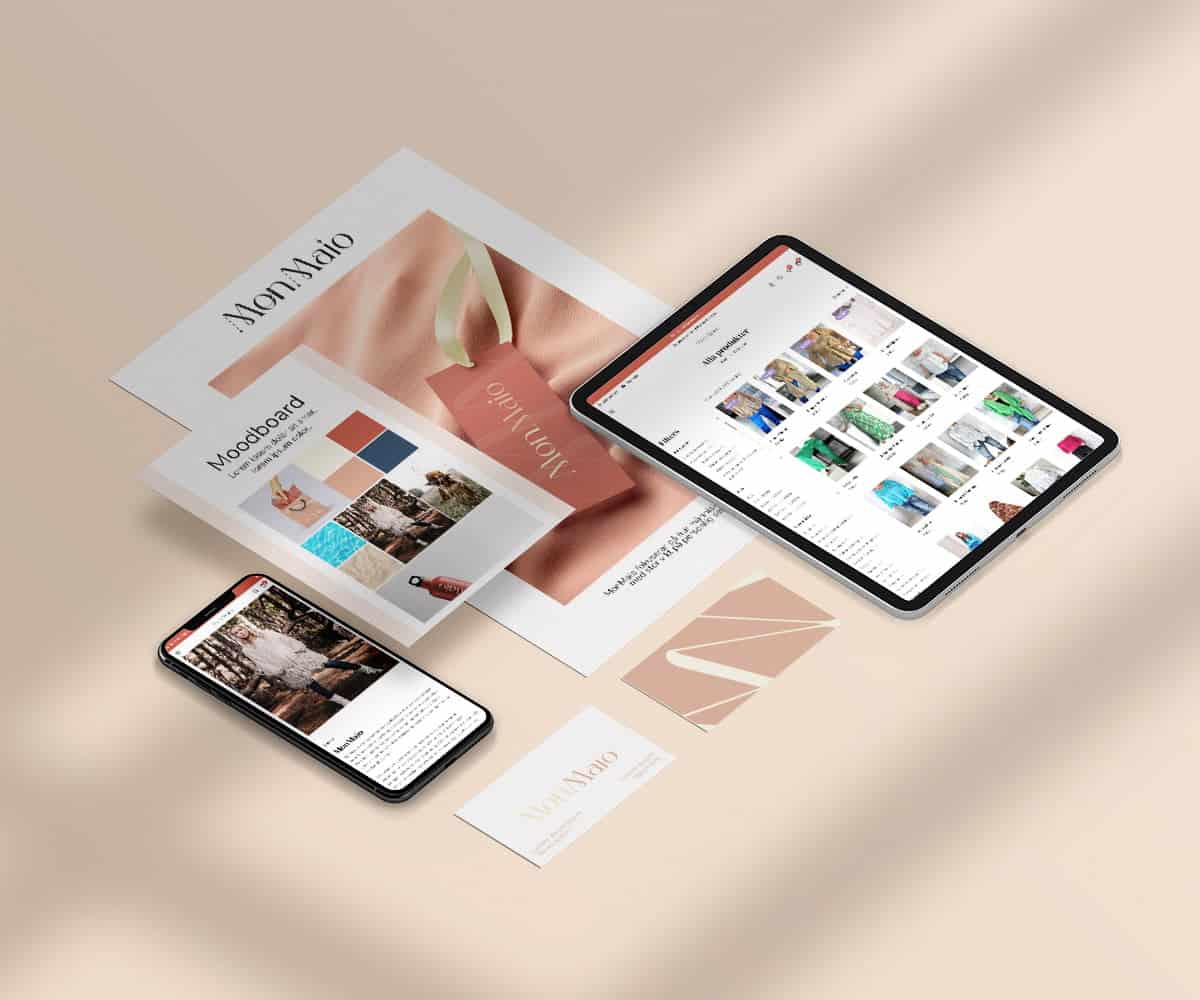 Grafisk profil och logotyp till damklädesbutik