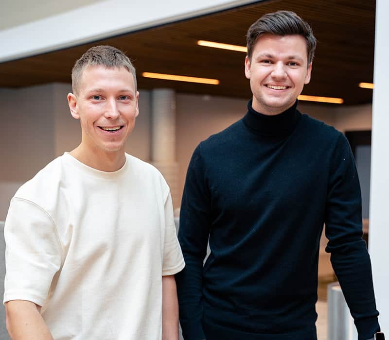 Jonas och Gustav i Mora